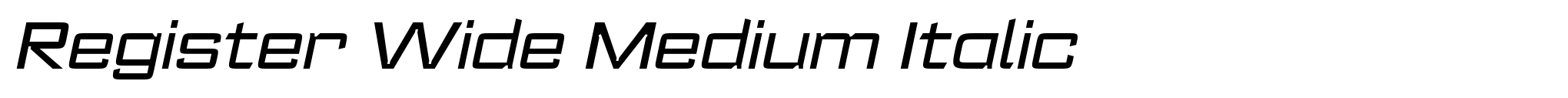 Register Wide Medium Italic image